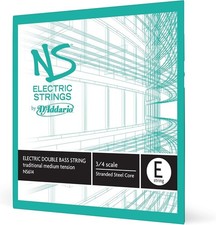 D'Addario NS Electric Traditional Bass Single E String, 3/4 Scale, Medium Ten