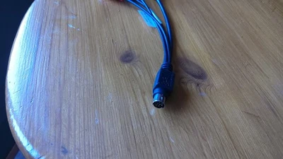 Câble S-Vidéo 9 broches mâle vers 3 RCA femelles RGB + S-Vidéo 4 broches femelle - Photo 1/2
