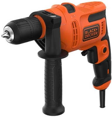 Perceuse à percussion filaire 500W 230V BLACK & DECKER BEH200-GB - Photo 1/4
