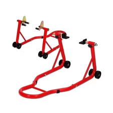 Motorcycle Stand Lift - 900 LBS Front & Rear Combo Universal Motorcycle Stand...