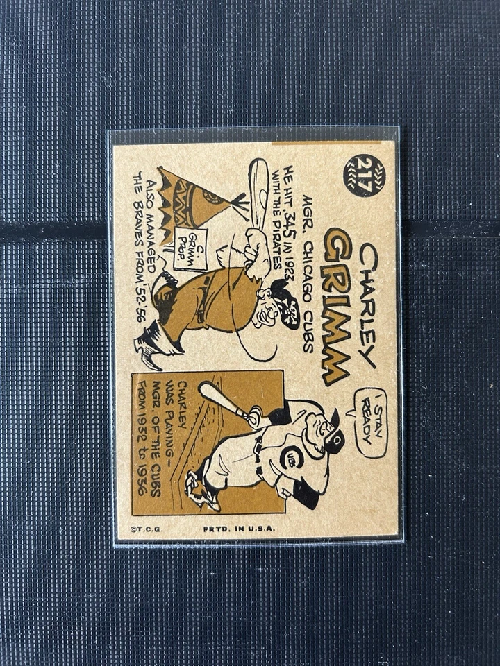 Lote de manager de béisbol 1960 Topps EX-NM Grimm/Rigney/Lopez/Alston/Gordon/Lavagetto Foto 4 de 4