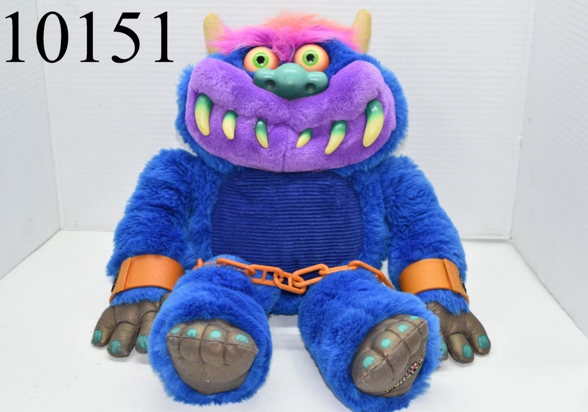 2001 My Pet Monster Breakaway Handcuffs Chain Talking Tested Working Plush
