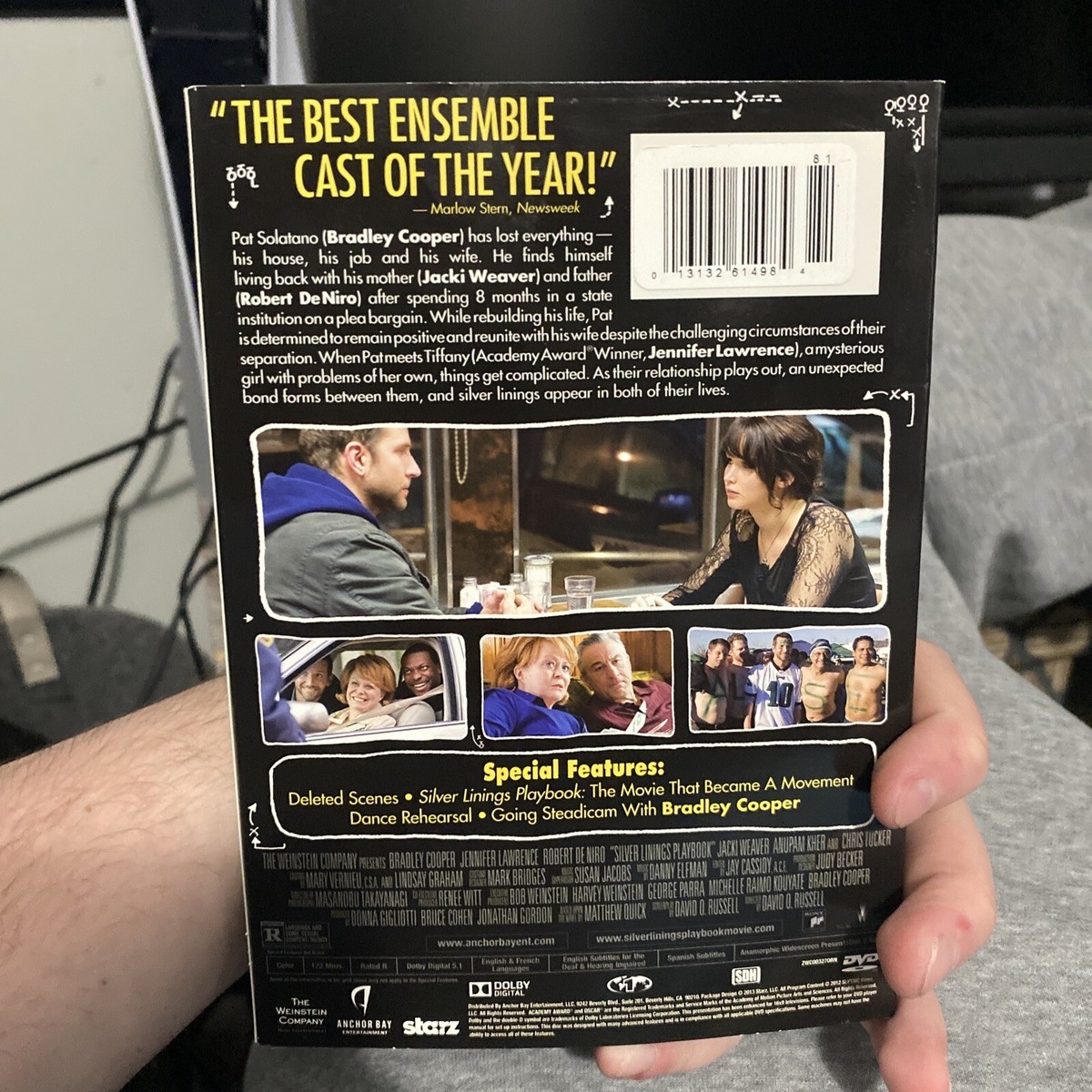 Silver Linings Playbook DVD Free Shipping Factory Sealed With