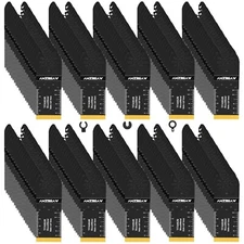 200 PCS Oscillating Tool Blades, Titanium and High Carbon Steel Saw Blades for..