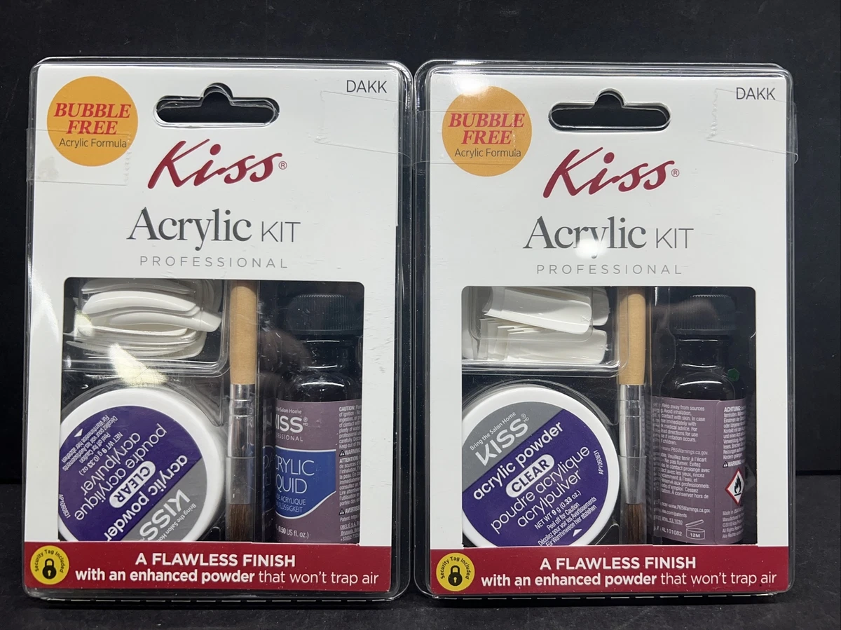 Kiss Acrylic Professional Kit Flawless Finish Free Shipping eBay