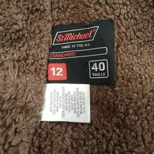 M&s St Michael Coat Jacket Fleece Lined Brown Pockets Snap Front Overcoat Uk 12