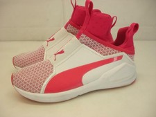 puma fierce strap flocking red and white