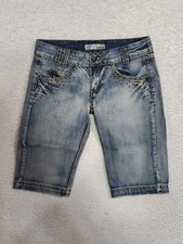 Jeans donna Extyn Denim Capris 31x13 misurato lavaggio medio 