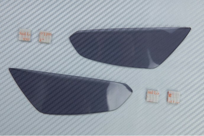 Protection de phare fumée pour moto Kawasaki Z1000 modèles 2014 à 2016