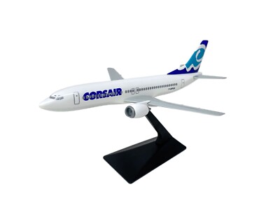 Flight Miniatures Corsair Boeing 737-400 F-GFUG Desk Top 1/185 Model Airplane