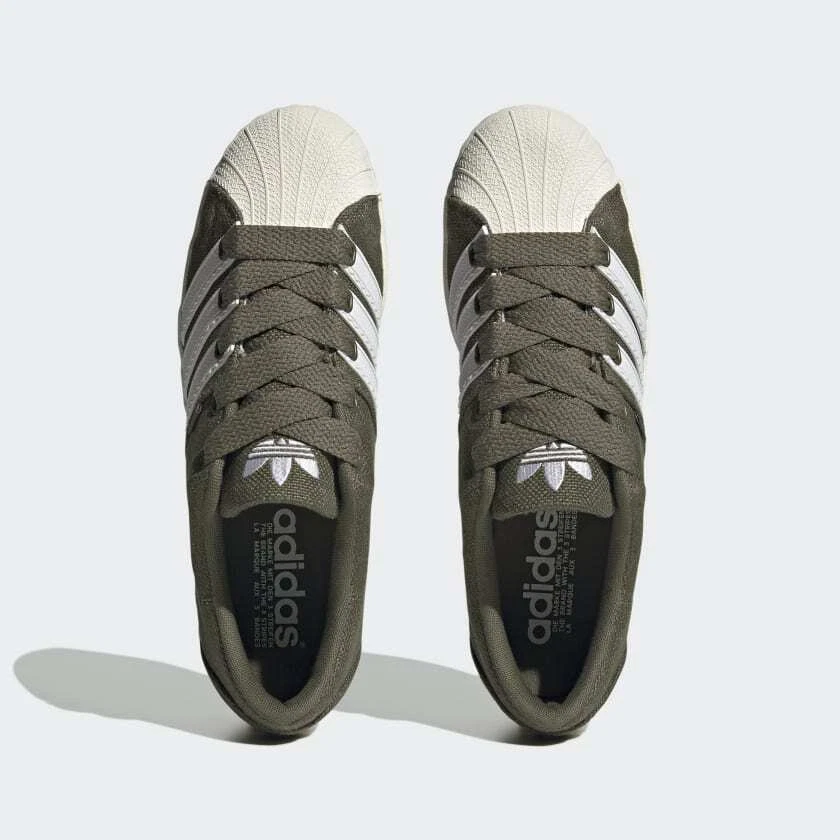 ADIDAS / eBay FZ6367 Cloud SUPERSTAR SHOES White Men Olive | SUPERMODIFIED Strata