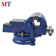 Heavy Duty 6 Inch Mechanic Bench Vise Table Top Clamp Press Locking Swivel Base