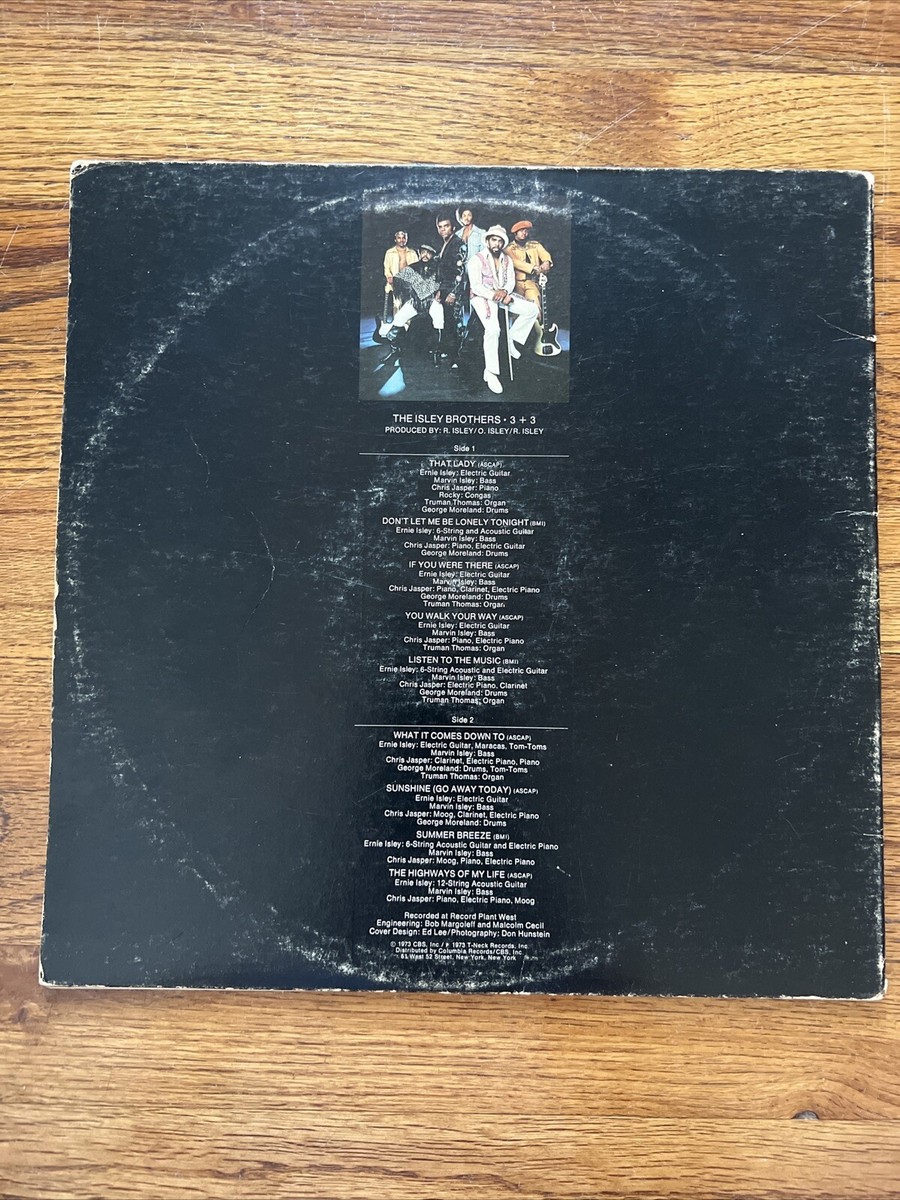 Isley Brothers / 3+3 レコード The Isley Brothers – 3 + 3 – Vinyl (Pitman Pressing