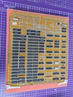 PERKIN ELMER PHYSICAL ELECTRONICS BOARD PC ASSY 608054 REV H MEMORY BOARD
