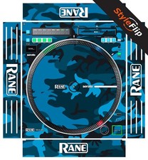 Rane TWELVE MKII Skin Blue Camo Protective Decal StyleFlip Skins