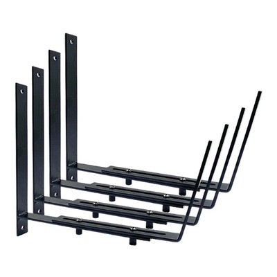  Trough Planter Box Adjustable Holders Blumentopfständer Pflanzgefäße Im Freien