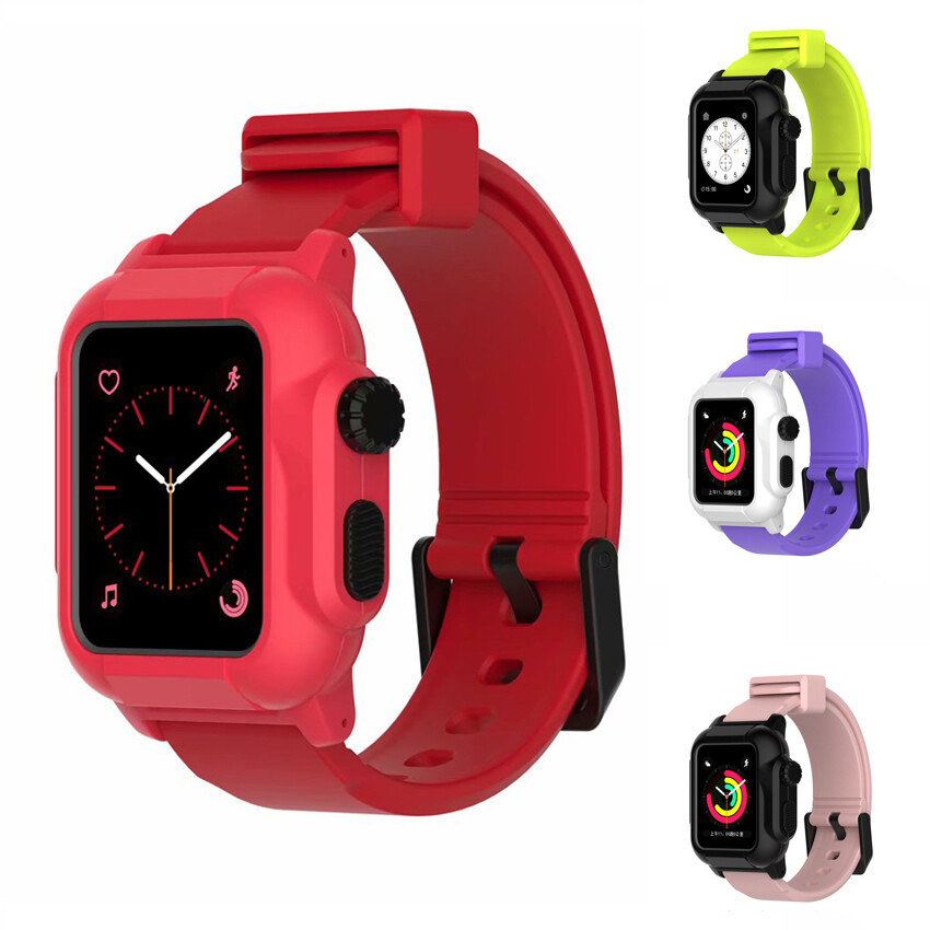 Anti-drop For Apple Watch Series Ultra2 9 8 7 6 Wristband Casel+Band Strap