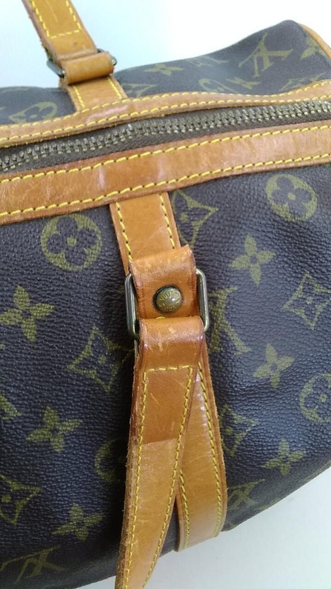 Auth LOUIS VUITTON Monogram Boston Bag Saxophone Pool 35 Auth LOUIS VUITTON Monogram Boston Bag Saxophone Pool 35