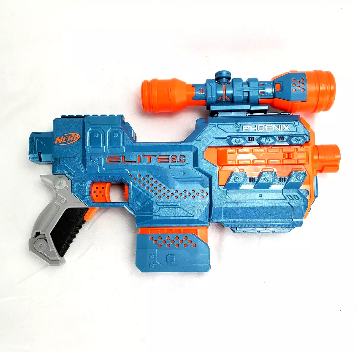 Nerf Elite 2.0 Phoenix with 6 round magazine & Scope - Missing Jam