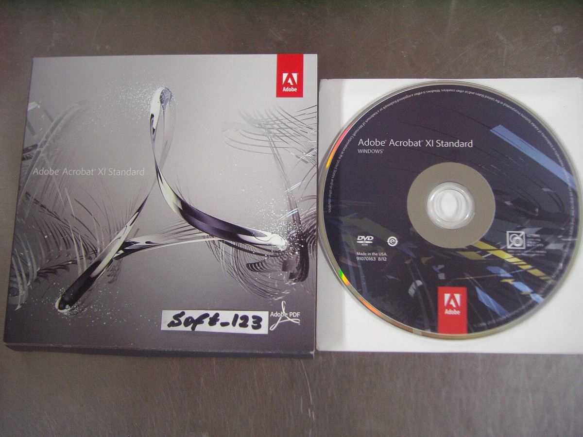 ★ Adobe Acrobat Ⅺ Standard 11 正規品　DVD送付 Adobe Acrobat XI 11 Standard Full Retail Windows Licensed