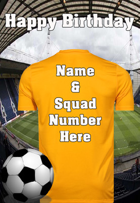 pnc170 Preston North End Geburtstagsgrußkarte personalisiert 4 beliebige Veranstaltungen erstellen