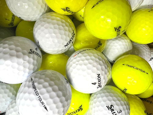 4 Dozen Srixon Trispeed/Trispeed Tour AAAA Used Golf Balls....Yellow included