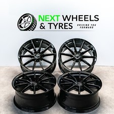 Audi S4 19" INCH NXT N14 Flow Forged Alloy wheels Brand New Gloss Black  X4