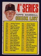 1967 Topps #278 Jim Kaat CL4 VG MK