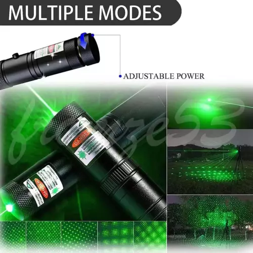 Wiederaufladbarer Laserpointer Lazer grün Astronomie sichtbarer Lichtstrahl - Bild 4 von 10
