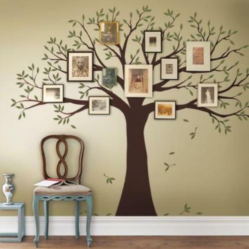 Family Tree Decal - Two Colors - Wall Decals - Picture 1 of 20
