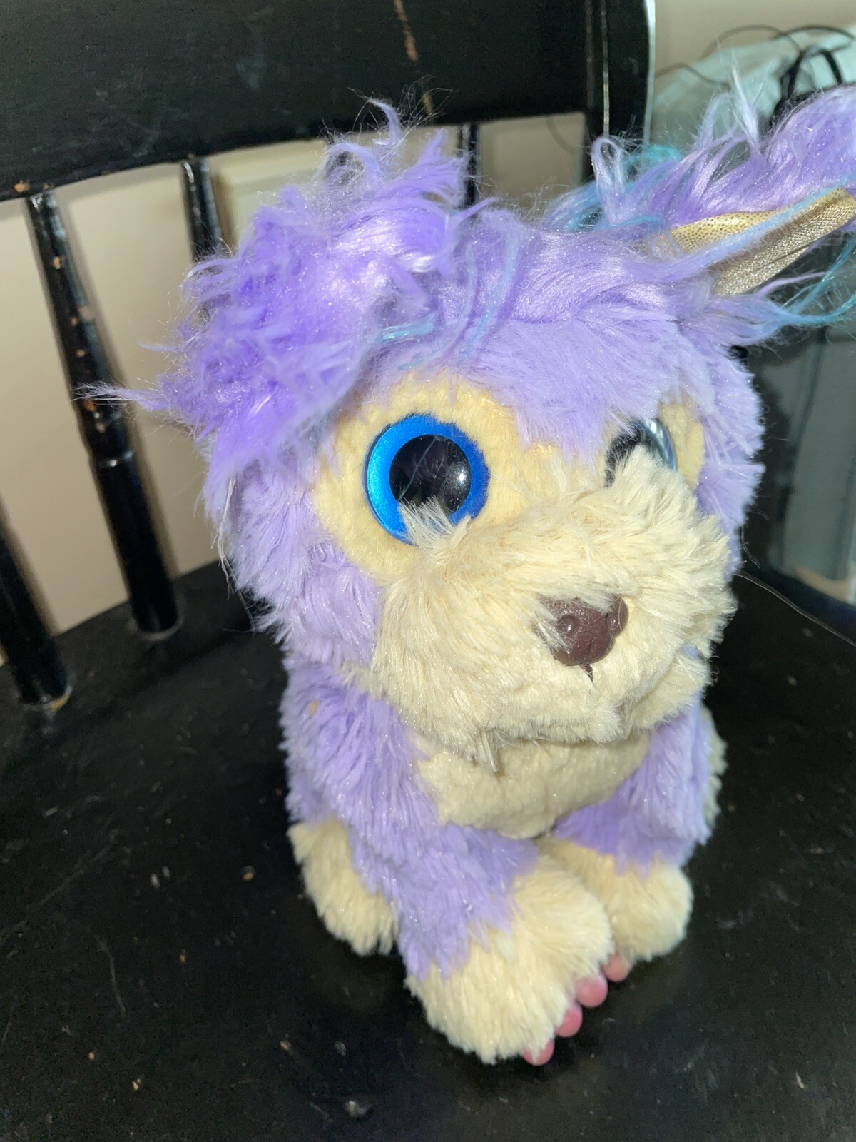 Little Live Pets Scruff-a-Luvs Cutie Cuts Purple Shaggy Puppy Dog Plush 8” Plush