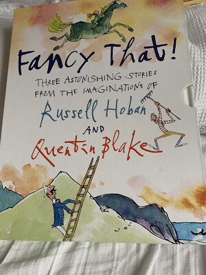 Fancy That! 3 Book Box Set By Russell Hoban And Quentin Blake. New .