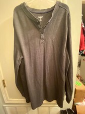 KINGSIZE 3XL BIG Gray / Charcoal Black POLO SHIRT NWOT Excellent