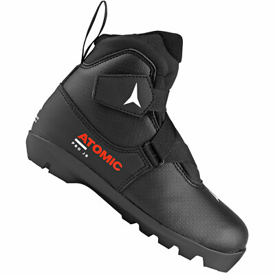 Atomic Pro JR Kinder-Langlaufschuhe Junior Langlauf-Schuhe Classic Schwarz/Rot