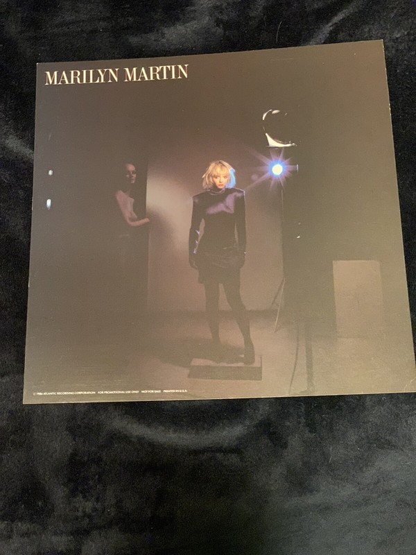 Marilyn Martin  1986 Debut 12x12 Promo Cover 2-Sided Flat Poster