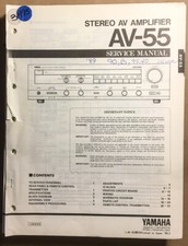 Yamaha AV-55 Amplifier Service Manual Original 