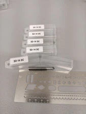 Carbide Burr SD-14 DC Double Cut Ball End 1/4X2 USA 5 PACK!