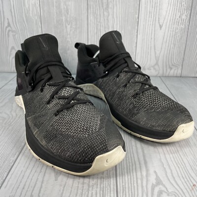 Nike Metcon Flyknit 3 Men\'s Size 11 Black CrossFit Sneakers Shoes AQ8022 Gym Nike Mens Metcon Flyknit 3 Triple Black Training Shoes  main image 2