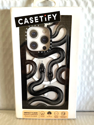 CASETIFY - Impact Case w/ MagSafe for Apple iPhone 15 Pro - Black