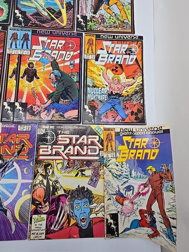 New Universe Star Brand # 1-12 Marvel Comic Books 1986 - Picture 8 of 16