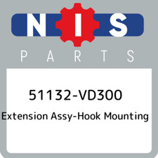 51132-VD300 Nissan Extensión Conjunto Gancho Montaje 51132VD300, Nueva Pieza Original OEM