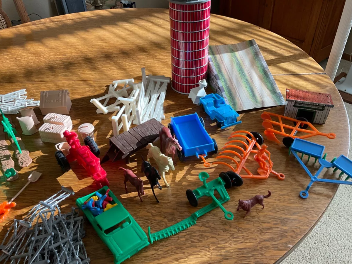 Vintage farm cheap toys