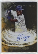 2021 Bowman Inception Primordial Prospects Gold Foil 10/50 Wilman Diaz Auto 15mj