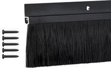 TMH Door Sweep Brush - 1.375" Brush Draft Stopper - Black Sweep for Bottom of...