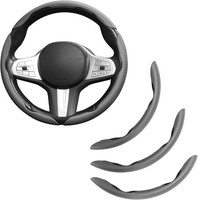 Auto Lenkradabdeckung Universal Segmented Lenkradschutz Kohlefaser 3Er Set 99%