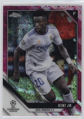2021 Topps Chrome UEFA Champions League 108/175 Vinicius Junior Vini Jr #63 1o2