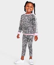 Adidas Originals Kids Sweatshirt  Leggings Set Size 4T White Stripes
