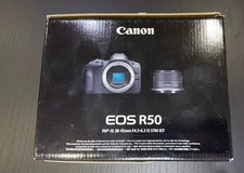 Canon EOS R50 Mirrorless Camera & RF-S 18-45 mm F4.5-6.3 IS STM Lens - BRAND NEW
