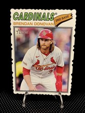 2026 Topps Heritage Brendan Donovan #95 Deckle Edge SP Cardinals