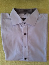 ETERNA shirt ing blue comfort fit cotton Kent outlet pattern fair old series
